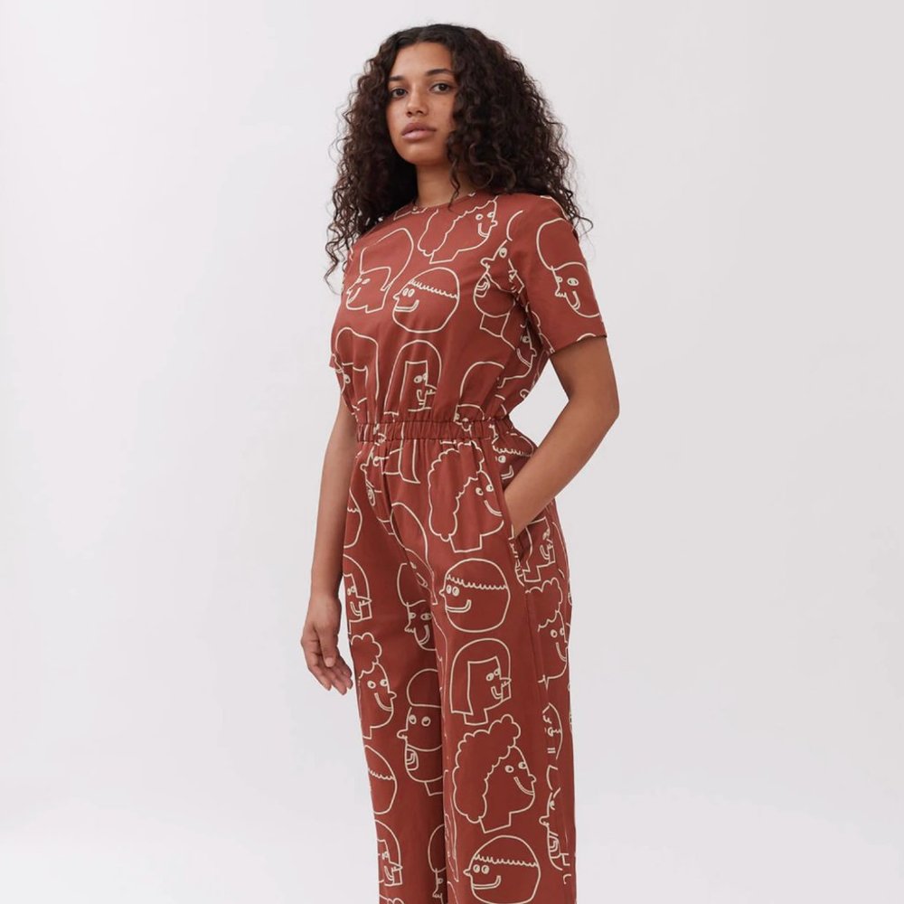 NWT Lazyoaf Face It Jumpsuit UK10/US8